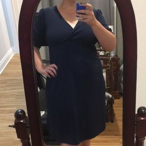 Faux wrap dress